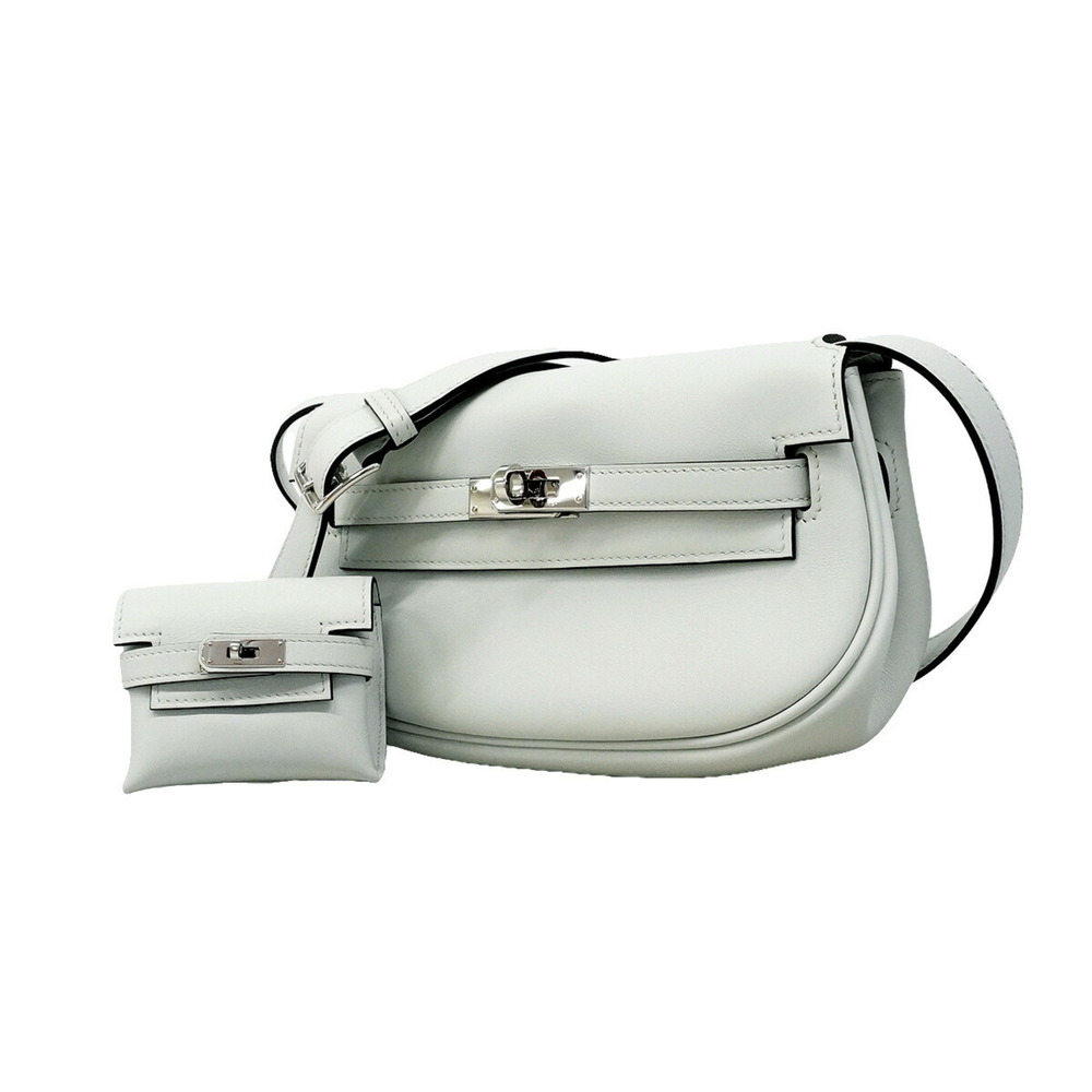 Hermes Kelly Move Shoulder Bag, Swift Leather, Gris Pantin, W Stamp, Women's